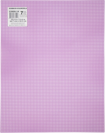 Zehrco-Giancola Plastic Canvas 7 Count 13.5"X10.5"-Lavender