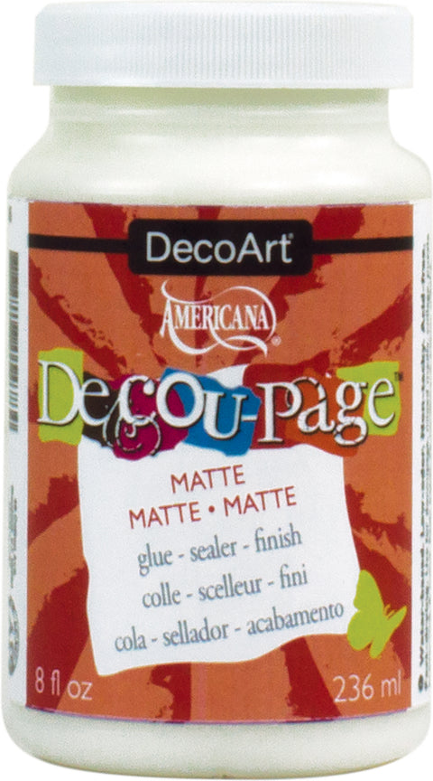 DecoArt Americana Decou-Page Glue -8oz Matte
