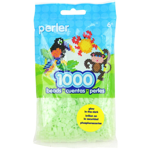 Perler Beads 1,000/Pkg-Glow Green