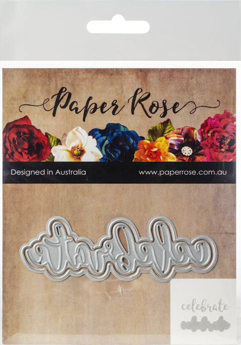 Paper Rose Dies-Celebrate -Layered