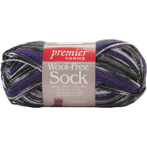 Premier Yarns Wool-Free Sock Yarn-Grapes