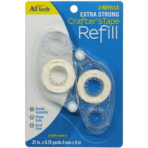 Crafter's Tape Permanent Glue Refill-.31"X315"