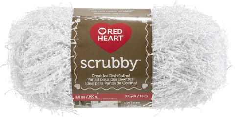 Red Heart Scrubby Yarn-Coconut