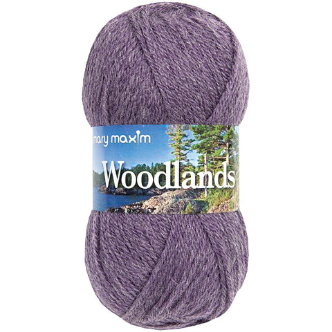 Mary Maxim Woodlands Yarn-Plum Mist