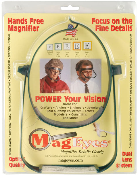 MagEyes Magnifier Kit-#5 & #7 - Dark Green