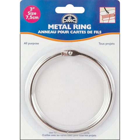 DMC Metal Ring 3"-1/Pkg