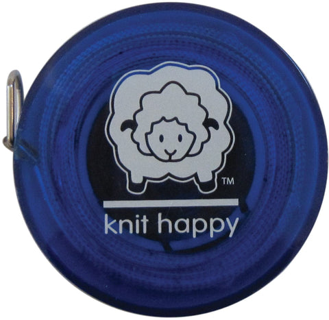 K1C2 Knit Happy Tape Measure 60"-Blue