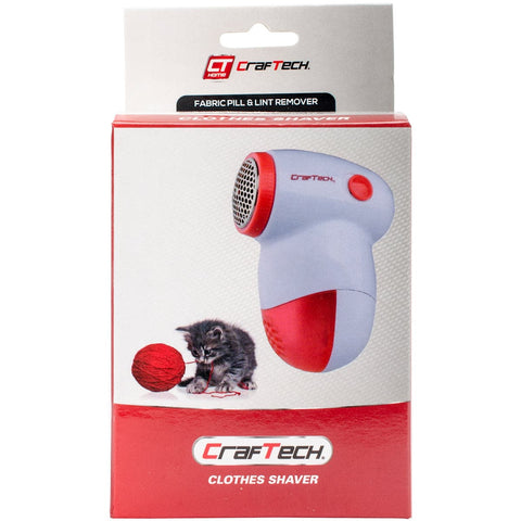 Craftech Mini Clothes Shaver-Red