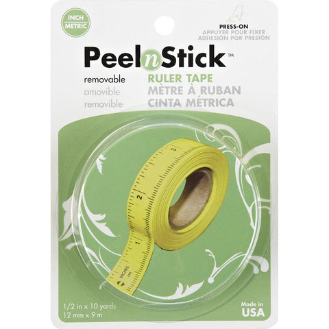 iCraft PeelnStick Removeable Ruler Tape-.5"X10yd