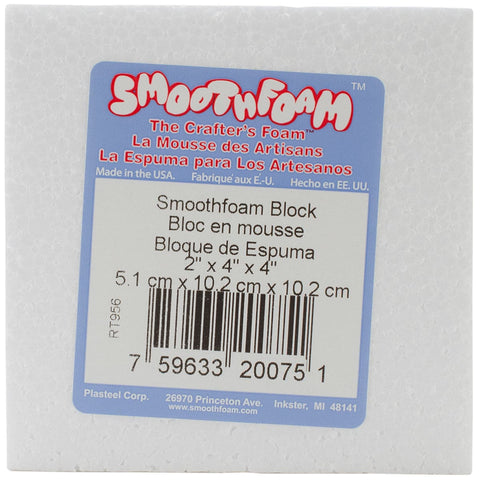 SmoothFoam Block-2"X4"X4"