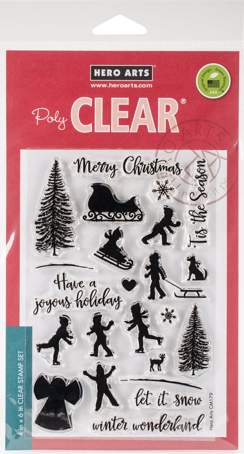 Hero Arts Clear Stamps 4"X6"-Winter Silhouettes
