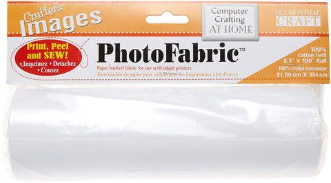 Crafter's Images Sew-In PhotoFabric 8.5"X100"-100% Cotton Twill