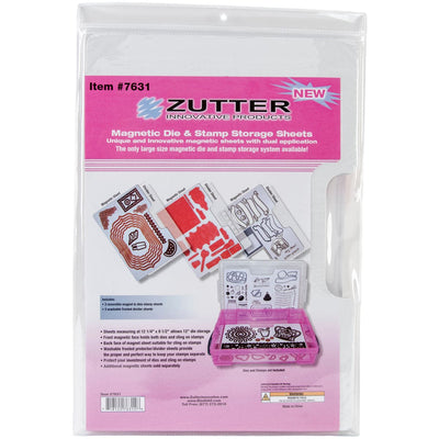 Zutter Magnetic Die & Stamp Storage Refill Sheets 3/Pkg-12.25"X8.5"