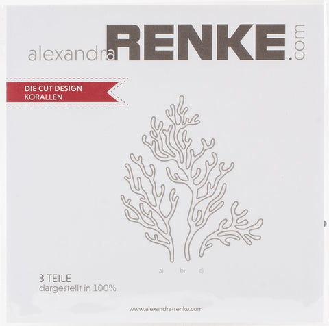 Alexandra Renke Dies-Coral 1.04"X1.97"