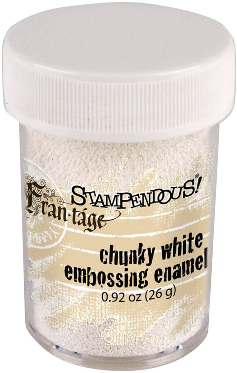 Stampendous Frantage Deep Impression Embossing Enamel .92oz-Chunky White