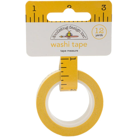 School Washi Tape 8mm, 12 Yards-Tape Measure