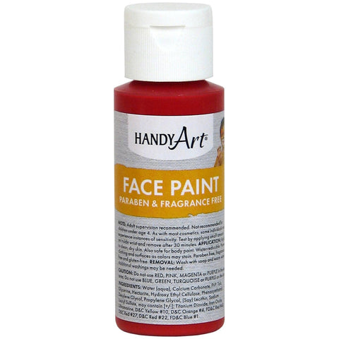 Handy Art Face Paint 2oz-Red