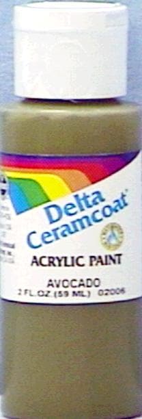 Ceramcoat Acrylic Paint 2oz-Avocado - Semi-Opaque