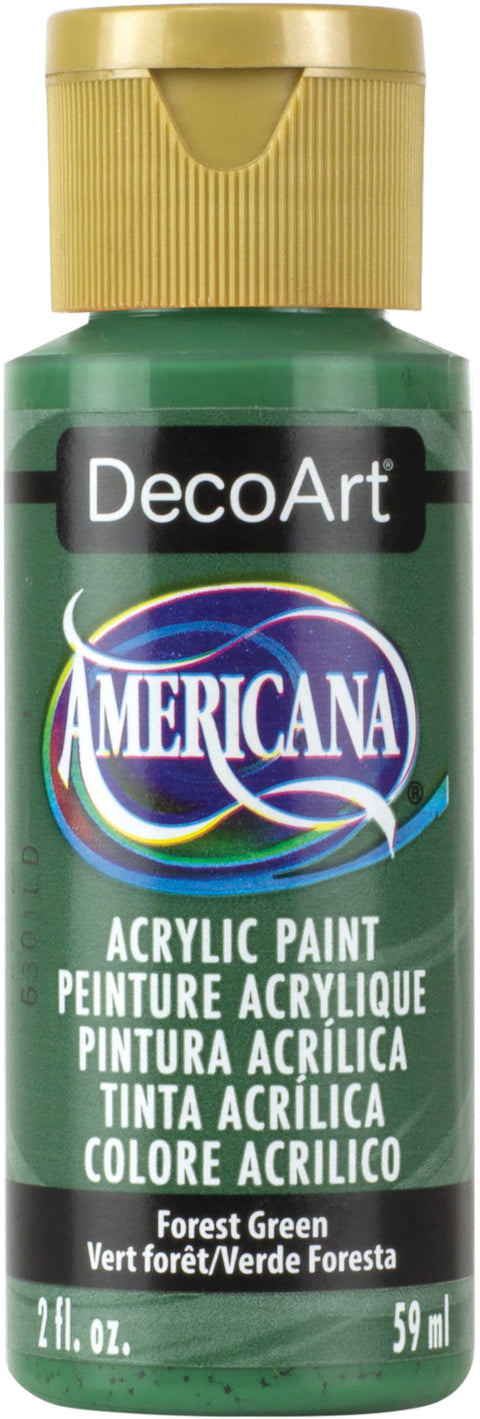 Americana Acrylic Paint 2oz-Forest Green - Opaque