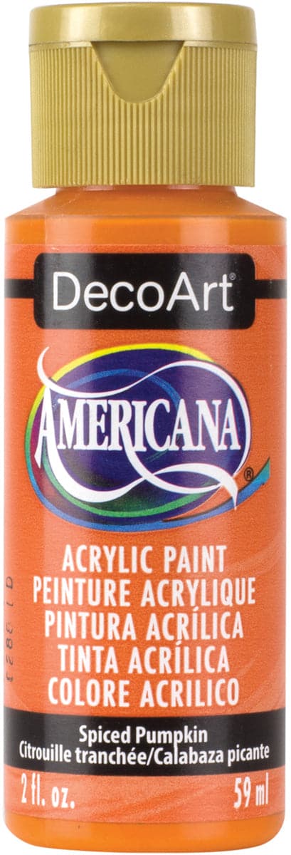 Americana Acrylic Paint 2oz-Spiced Pumpkin - Opaque