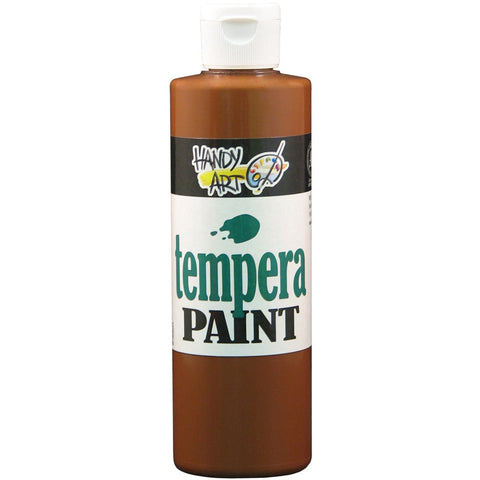 Handy Art Tempera Paint 8oz-Brown
