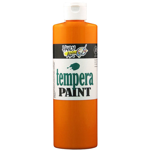 Handy Art Tempera Paint 16oz-Orange