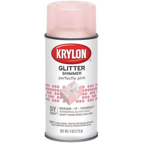 Glitter Aerosol Spray 4oz-Pink