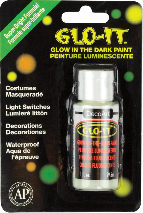 Glo-It Glow In The Dark Paint-1oz