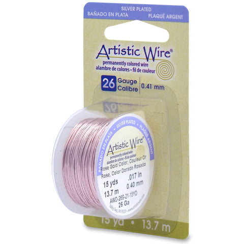 Artistic Wire 26 Gauge 15yd-Rose Gold
