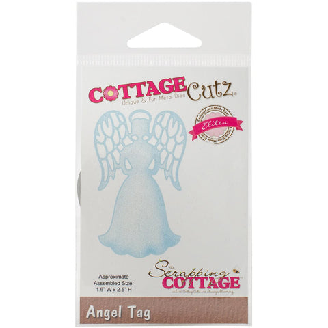 CottageCutz Elites Die-Angel Tag 1.6"X2.5"