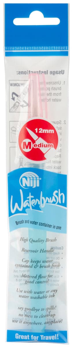Niji Waterbrush Medium Point-12mm Tip