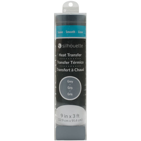 Silhouette Smooth Heat Transfer Material 9"X36"-Grey