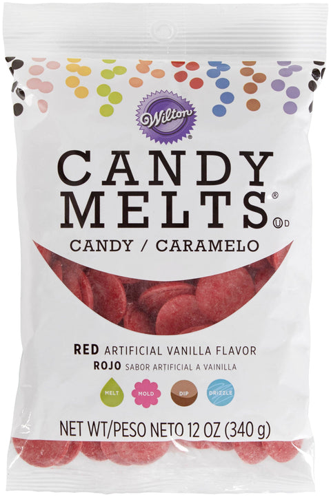 Candy Melts Flavored 12oz-Red, Vanilla