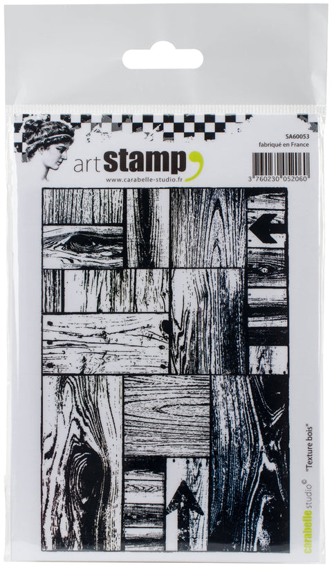 Carabelle Studio Cling Stamp A6-Wood Texture