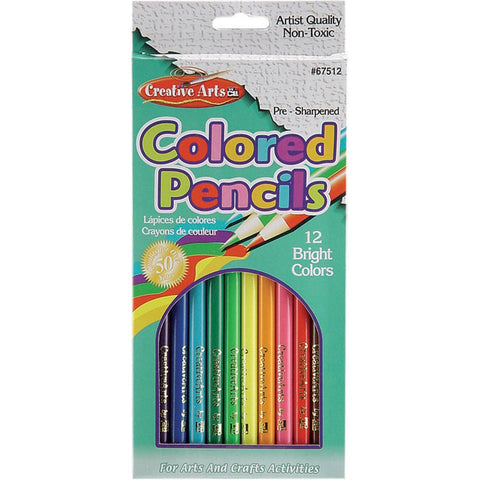 Creative Arts Colored Pencils 12/Pkg-12/Pkg