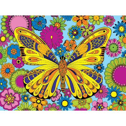 Coloring Puzzle 300pcs-June Butterfly