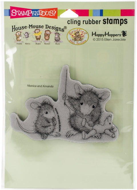 Stampendous House Mouse Cling Stamp -Teddy Mouse Mend