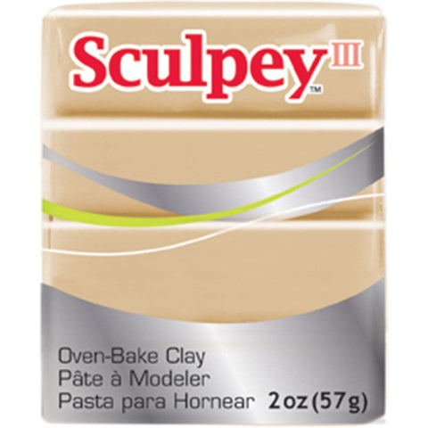 Sculpey III Polymer Clay 2oz-Tan