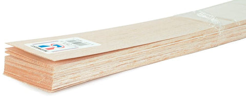 Balsa Wood Sheet 36"-3/16"X3"