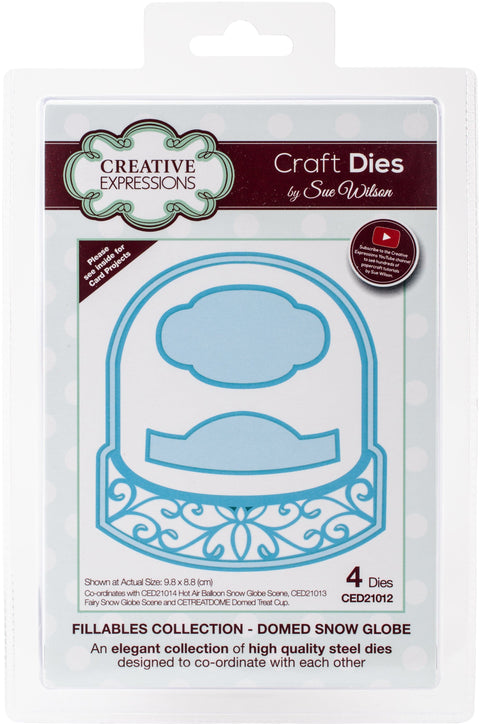 Creative Expressions Craft Dies By Sue Wilson-Fillables-Dome Snow Globe