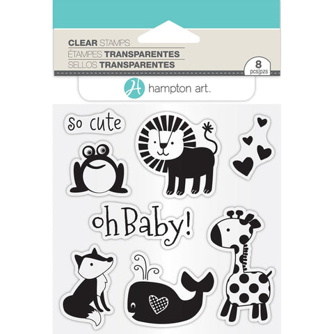 Janet Dunn Clear Stamps 4"X8"-Oh Baby!