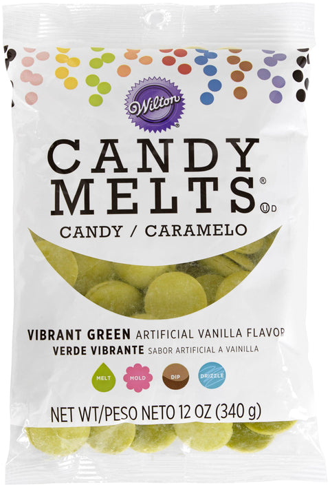 Candy Melts Flavored 12oz-Vibrant Green, Vanilla