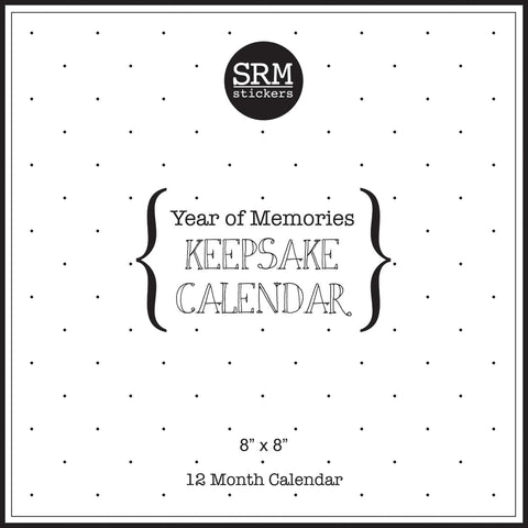 SRM Keepsake Calendar 8"X8"-