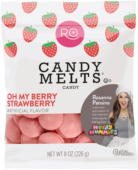 RO Candy Melts 8oz-Oh My Berry Strawberry