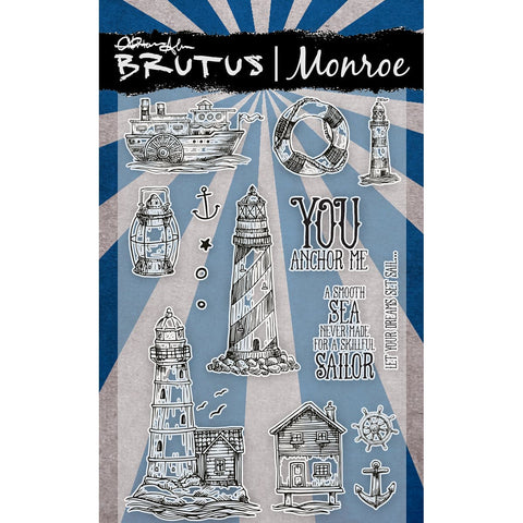 Brutus Monroe Clear Stamps 4"X6"-Sand Dune