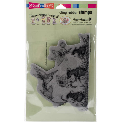 Stampendous House Mouse Cling Stamp -Tag Along Trio