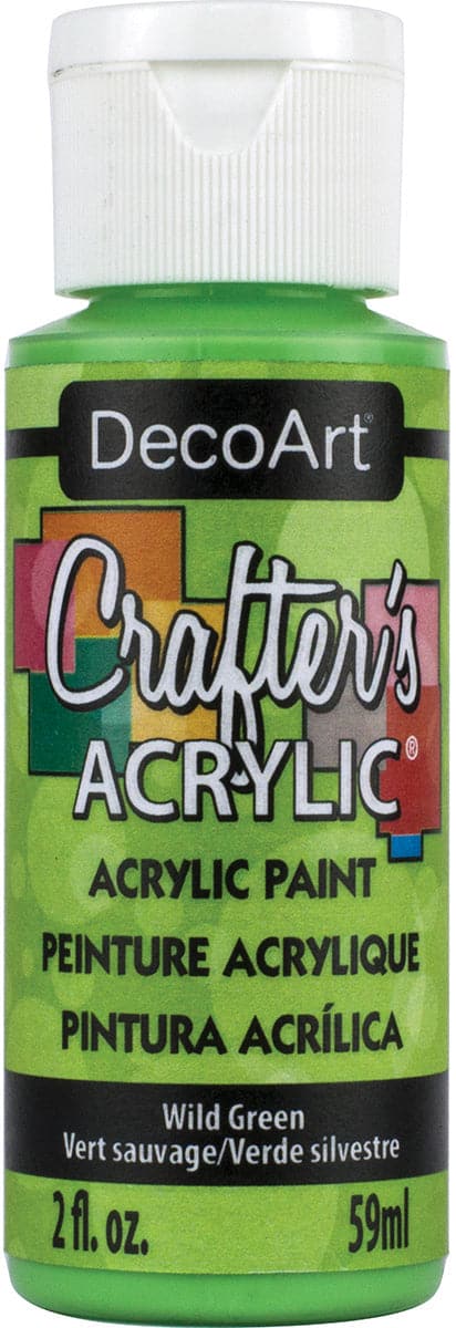 Crafter's Acrylic All-Purpose Paint 2oz-Wild Green