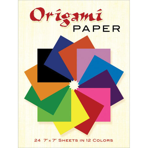 Origami Paper 7"X7" 24/Pkg-Assorted Colors