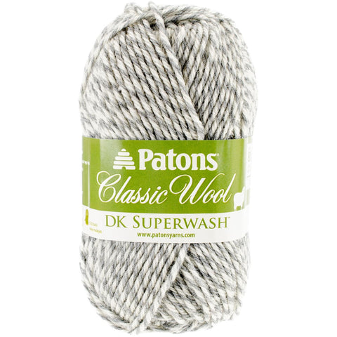 Patons Classic Wool DK Superwash Yarn-Medium Grey