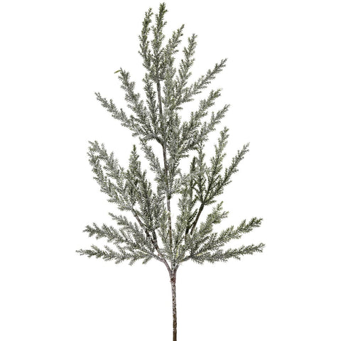 Frosted Prickly Juniper Spray 20"-Frosted Green